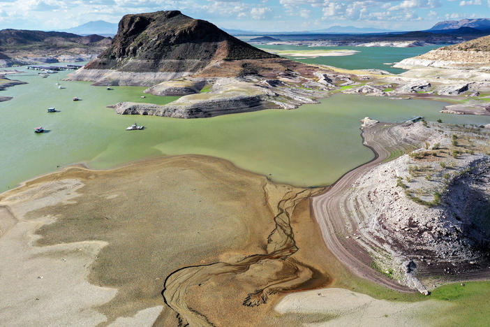 Hotter than normal temperatures are exacerbating the megadrought that's depleted Western water reserves, like Elephant Butte Reservoir in southern New Mexico, new research finds.