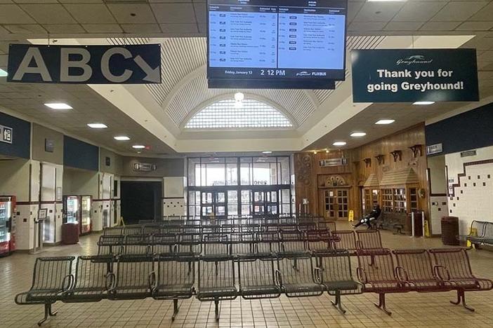 The Greyhound bus station in Richmond, Va., sits on prime real estate. Developers now plan to raze it and build apartment towers and retail space. It's one of many bus stations being shut down.