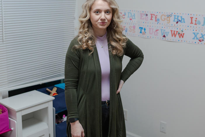 Allie Phillips, 28, is running to represent Tennessee's District 75. She also cares for four children at her in-home daycare in Clarksville during the week.