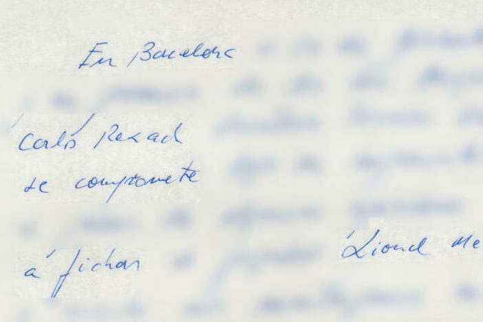 The famous napkin is to be offered by Bonhams from March 18 to 27.