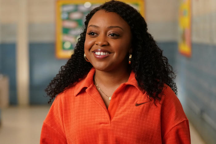 Quinta Brunson in <em>Abbott Elementary</em>.
