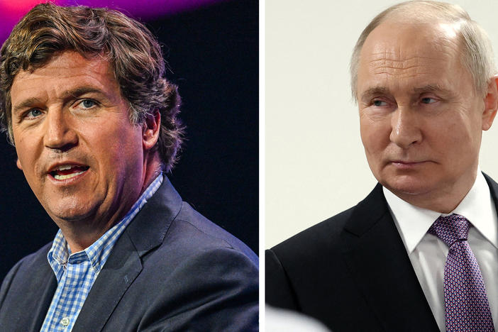 Former Fox News star Tucker Carlson flew to Moscow to interview Russian President Vladimir Putin, becoming the first American to do so since Russia invaded Ukraine two years ago.