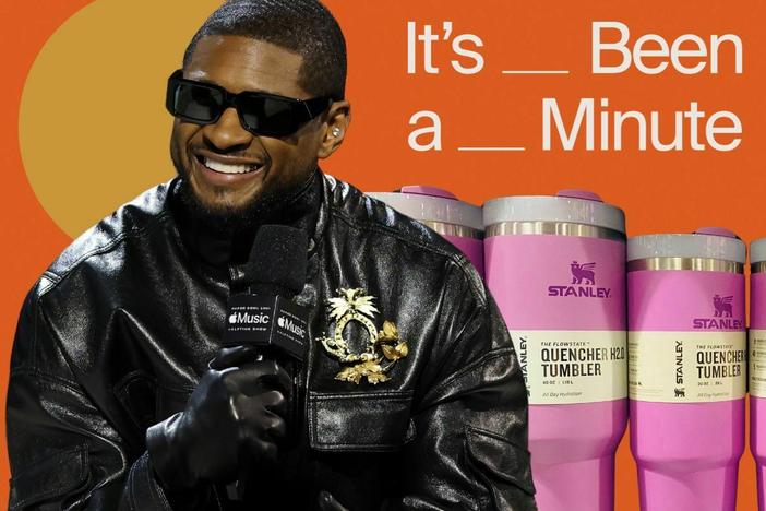 Usher and the Stanley cup.