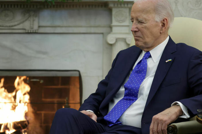 President Biden told Israeli Prime Minister Benjamin Netanyahu not to proceed with his planned operation in Rafah unless there's a plan to evacuate more than 1 million civilians there.