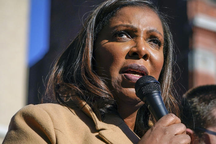 Letitia James promised to "take on" then-President Donald Trump when she ran for New York attorney general in 2018. In the years since, she has sued Trump repeatedly, sparking controversy and winning major victories in court.