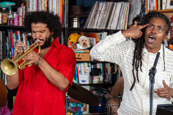 Irreversible Entanglements perform a Tiny Desk concert.