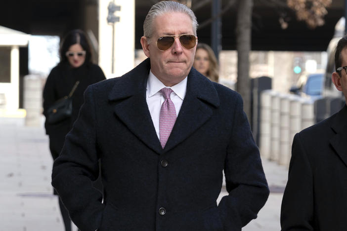 Charles McGonigal, a former special agent in charge of the FBI's counterintelligence division in New York, arrives at the federal courthouse in Washington, D.C., on Friday.