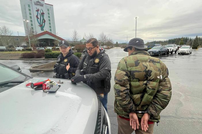 Tulalip Tribes Police arrest a suspect from another tribe on drug charges. One charge — possession of drug paraphernalia — wouldn't apply to non-Native suspects in Washington state