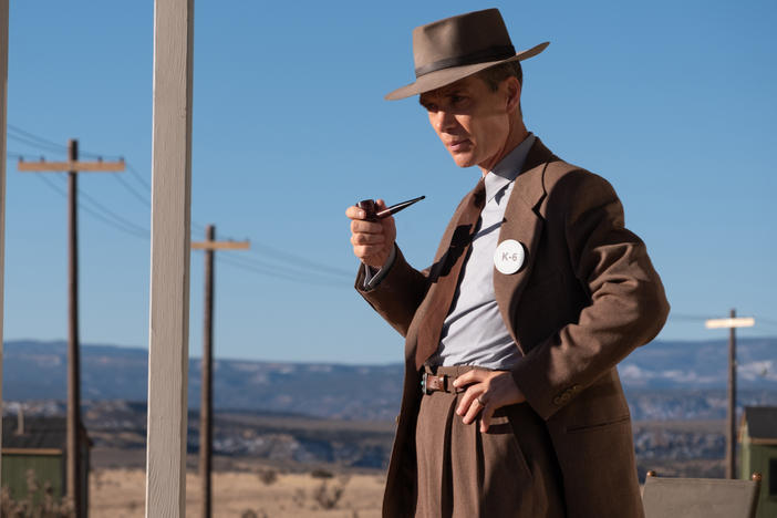 Cillian Murphy in Christopher Nolan's <em>Oppenheimer</em>.