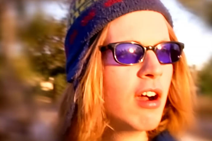 Beck as seen in his 1994 video for the song "Loser."