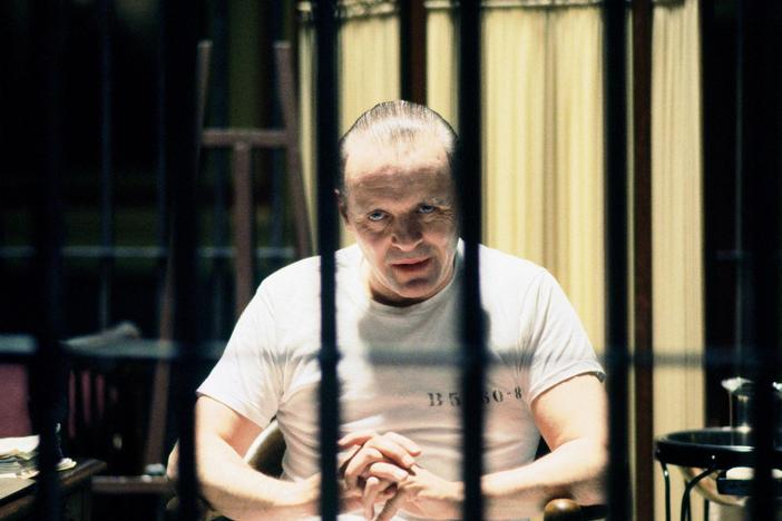 Anthony Hopkins as Hannibal Lecter in <em>Silence of the Lambs</em>.