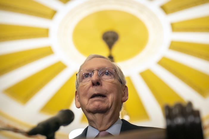Senate Minority Leader Mitch McConnell will step down as Republican leader in November.