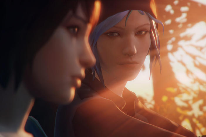 Two of the main characters from the 2015 game Life is Strange, Max Caulfield and Chloe Price.<em> </em>