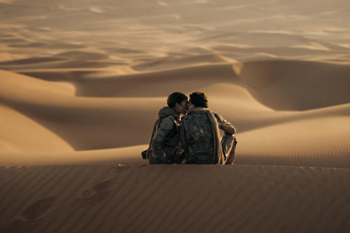 Timothée Chalamet and Zendaya are Paul Atreides and Chani in <em>Dune: Part Two.</em>