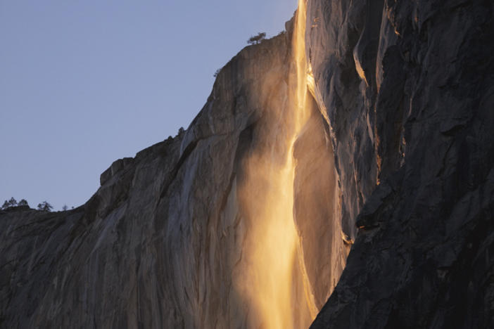 Evan Russel's photo of Yosemite's firefall in late February.