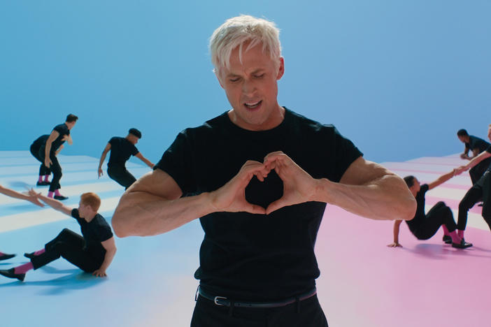 Ryan Gosling performs the Oscar-nominated song "I'm Just Ken" in <em>Barbie</em>.