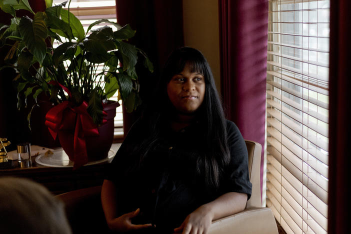 Alana Turner, 28, is one of the first pregnant people participating in the Rx Kids cash aid program in Flint, Mich. It's piloted by Mona Hanna-Attisha, the pediatrician who helped uncover the city's lead water crisis a decade ago.