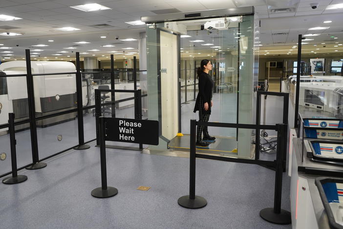 Passengers at the Harry Reid International Airport in Las Vegas will be the first to use the new system, which has been compared to the self-checkout at a grocery store.