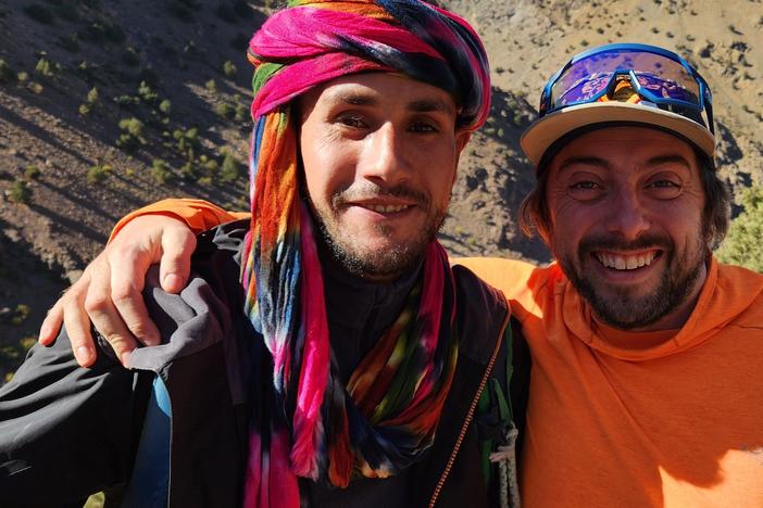 Omar Iydar, who is a Berber, and Connor Holdsworth from Scotland are experienced mountain guides working in the High Atlas region of Morocco.