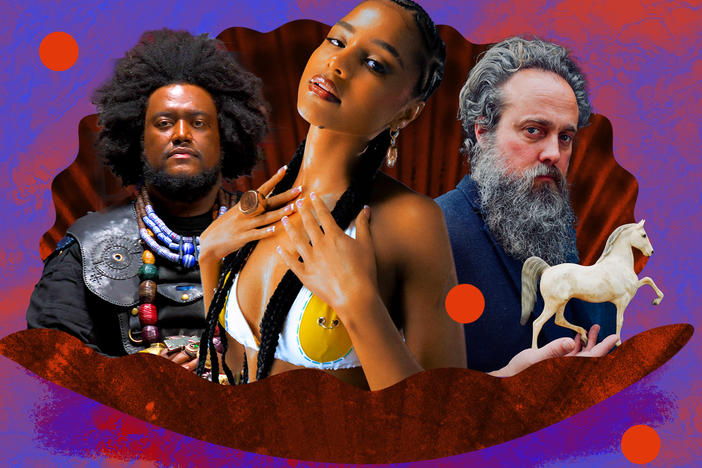 Kamasi Washington, Tyla and Iron & Wine.