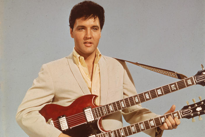 Elvis Presley pictured circa 1966.