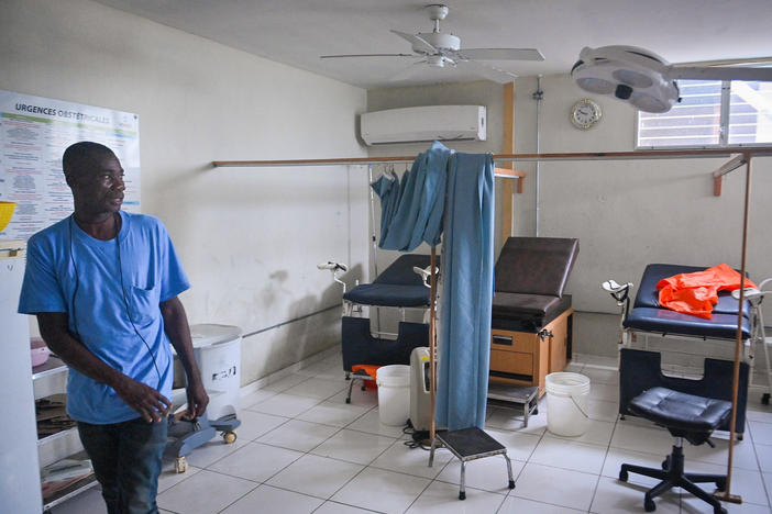 This hospital in Port-au-Prince was damaged during an armed attack in November. With the current unrest in Haiti, health-care facilities are at even greater risk as are staff and patients.