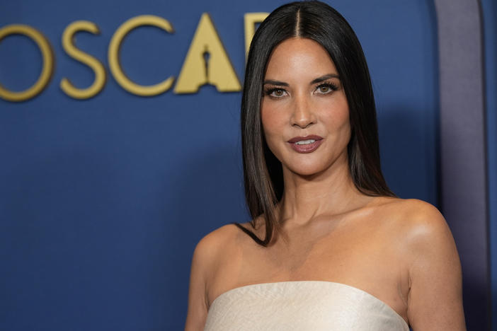 Olivia Munn arrives Jan. 9 at the Governors Awards on Tuesday at the Dolby Ballroom in Los Angeles.