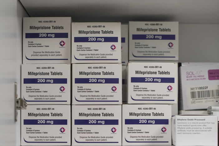 The share of abortions that are performed with medication alone (a combination of mifepristone and misoprosotol) increased between 2020 and 2023.