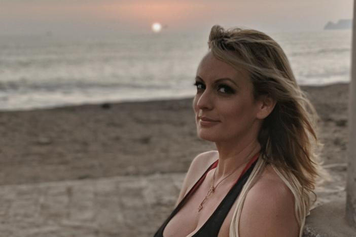 Stormy Daniels from the Peacock documentary <em>Stormy.</em>