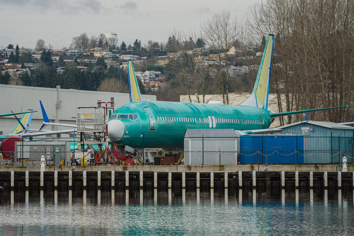Boeing is under heightened scrutiny from regulators and the public after a door plug panel blew off a jet in midair two months ago. Now the Justice Department is conducting a criminal investigation. Several Boeing 737 Max planes under construction in Renton, Wash. are shown outside the company's plant on February 27, 2024.
