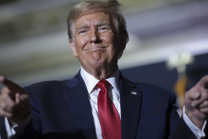 Former President Trump stands to win over $3 billion after his social media company goes public — but he may not be able to cash in immediately.