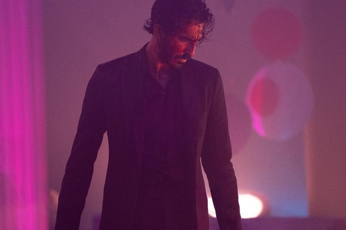 Dev Patel in <em>Monkey Man</em>.