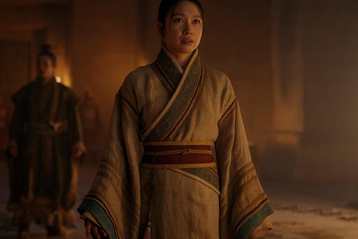 Jess Hong in the Netflix series <em>3 Body Body Problem</em>.