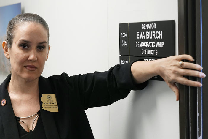 Since announcing her pregnancy and plans for an abortion, Arizona state Sen. Eva Burch has undergone the medical procedure and continues her work in the state Senate, where she hopes her story will change hearts and minds.