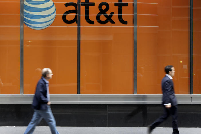 An AT&T store in New York. The telecommunications company said Saturday that a data breach has compromised the information tied to 7.6 million current customers.