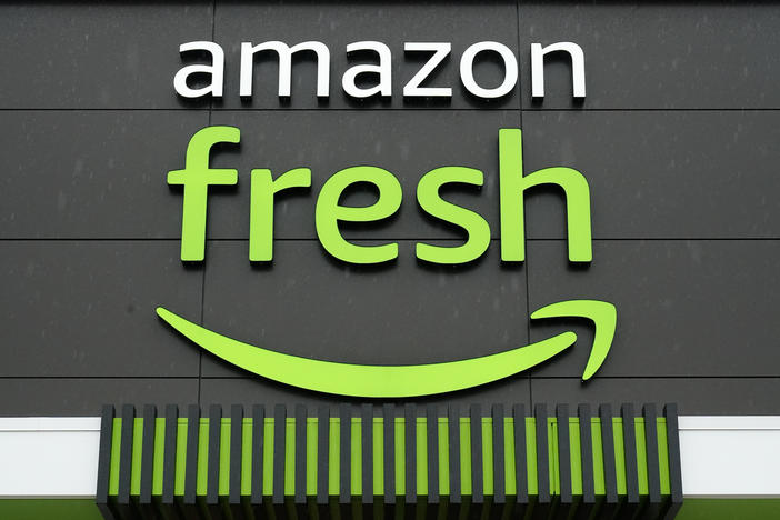 An Amazon Fresh grocery store is seen, Feb. 4, 2022, in Warrington, Pa. Amazon is removing Just Walk Out technology from its Amazon Fresh stores as part of an effort to revamp the grocery chain.