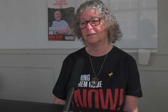 Aviva Siegel in Tel Aviv on April 4, 2024.