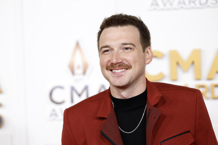 Country music star Morgan Wallen attending the CMA Awards in Nashville in November 2023.