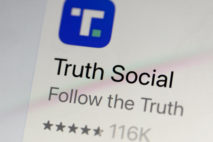 Shares of Trump Media & Technology Group, the company behind social media platform Truth Social, plunged for a second consecutive day on Monday.