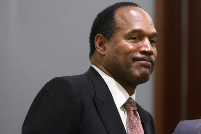 O.J. Simpson, pictured in September 2008 in Las Vegas, died Wednesday, according to a statement from his family.