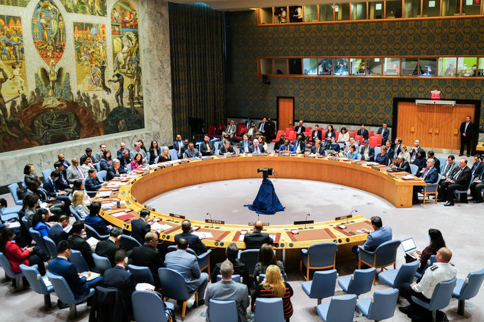 The United Nations Security Council holds a meeting on the situation in the Middle East, including Iran's recent attack against Israel, at U.N. headquarters in New York City on Sunday.
