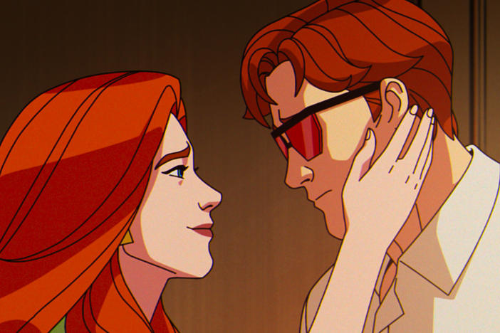 Jean Grey and Cyclops in the new Disne series<em> X-Men '97.</em>