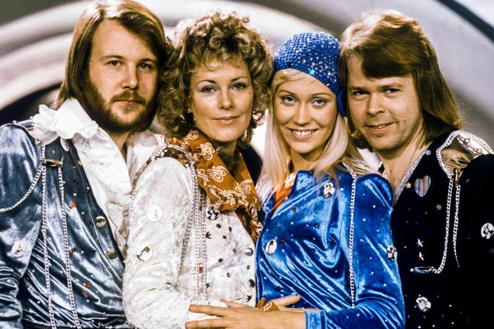 Swedish pop giants ABBA, shown here posing in Stockholm in 1974, have been named to the Library of Congress' National Recording Registry.