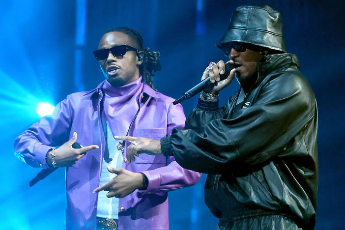 Metro Boomin and Future perform during 2023 MTV Video Music Awards. The producer and rapper have linked for two sprawling new albums this year, released weeks apart.