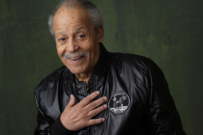 Ed Dwight poses for a portrait in February to promote the National Geographic documentary film <em>The Space Race</em> during the Winter Television Critics Association Press Tour in Pasadena, Calif.