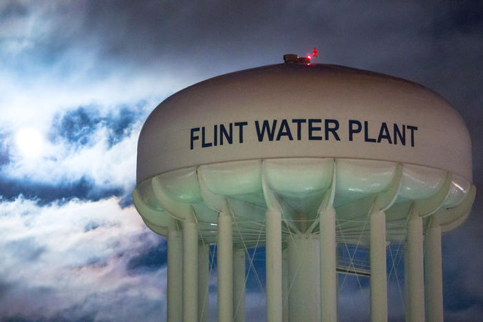 The Flint River water starts flowing to Flint, Mich. on April 25, 2014. Without corrosion control, lead leeched from the pipes.