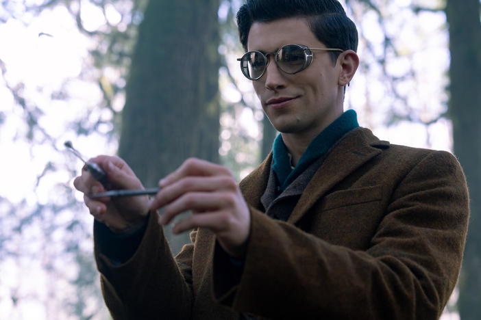 George Rexstrew as Edwin Payne in <em>Dead Boy Detectives. </em>