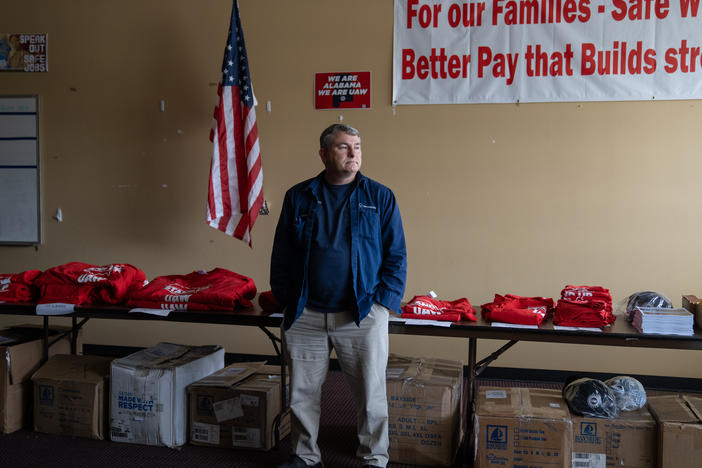 Jeremy Kimbrell has worked at the Mercedes-Benz plant in Vance, Ala., since 1999. Having been involved in several failed union drives, he says this latest one feels different.