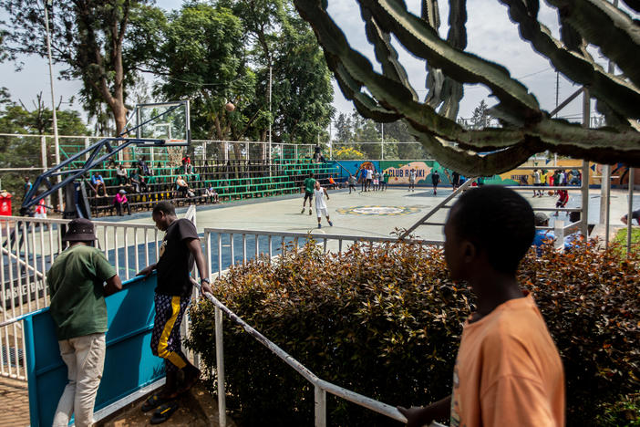 The popularity of basketball in Rwanda can be seen on courts around the country.