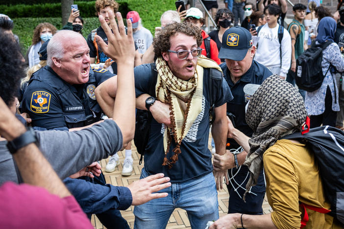 Ammer Qaddumi was arrested at a Pro-Palestinian protest at UT-Austin on April 24, 2024.